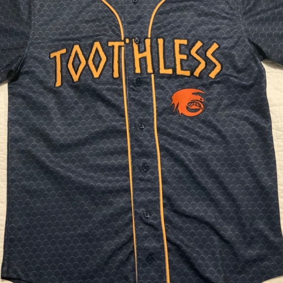 How to Train Your Dragon Toothless Baseball Jersey - Picture 3 of 9